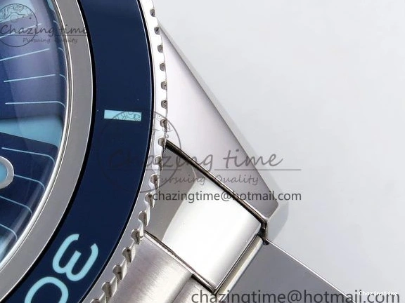 0101 Seamaster 300 Heritage VSF 1:1 Best Edition Blue Dial on SS Bracelet A8912 Super Clone Packable 7716